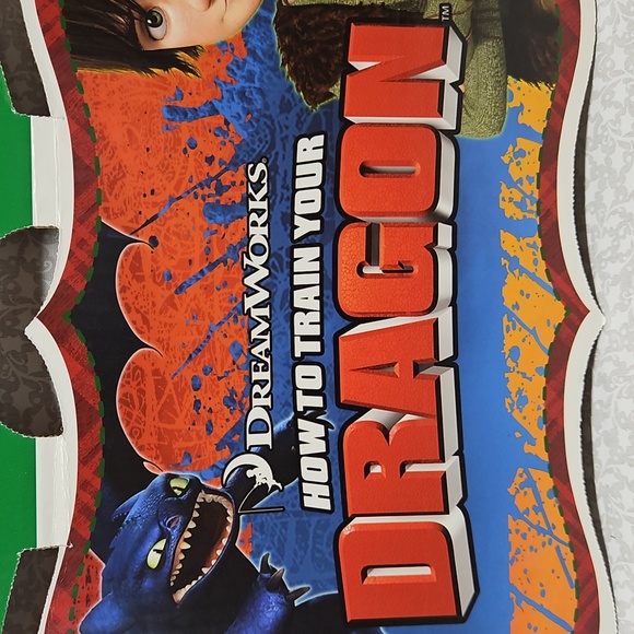 2010 DreamWorks How To Train Your Dragon Store Display/Shelf Topper Sign - Picture 2 of 7